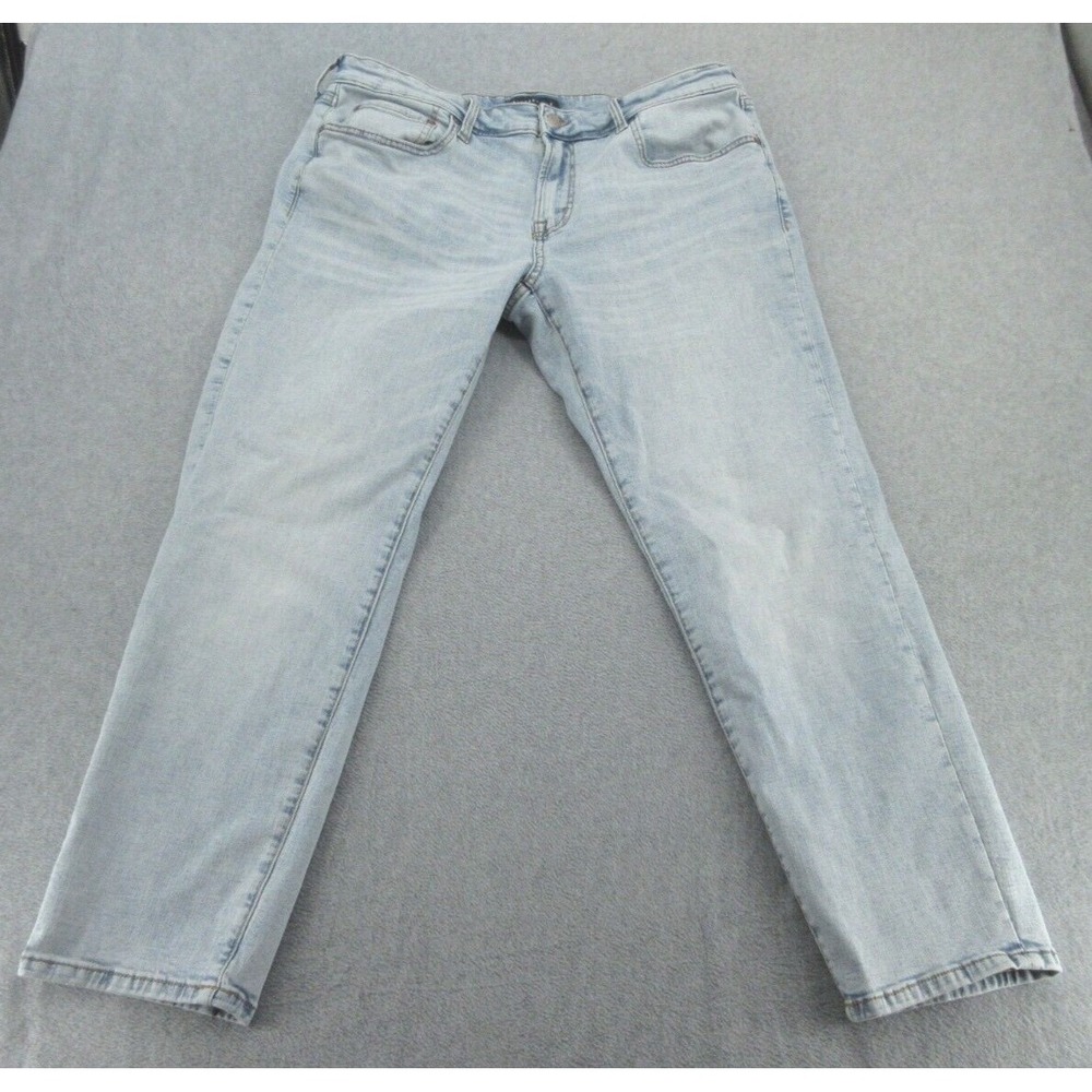 Aeropostale Mens Jeans Slim Fit Light Wash Stretch Denim 36x30